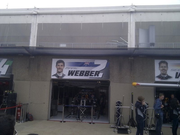 Mark Webber Pit