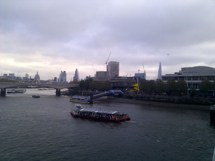 View over Hungerford Bridge