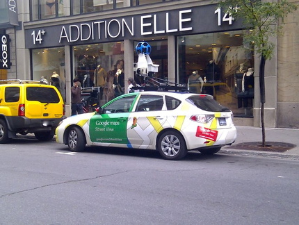 Carro de Google Street View