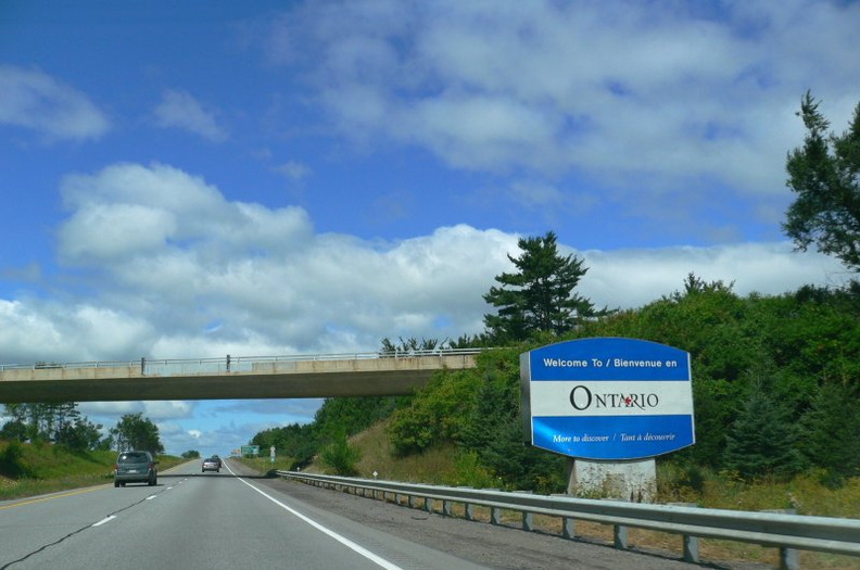 Frontera con Ontario