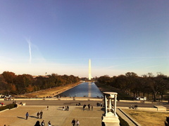 Vista desde el monumento a Lincoln
