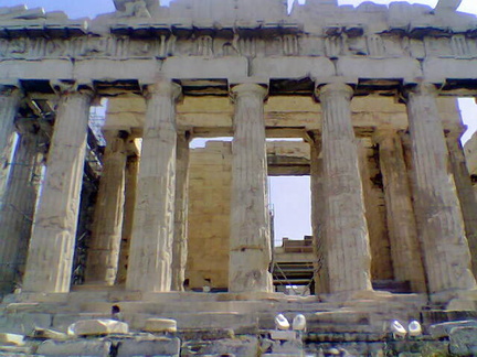 Partenon, fachada Oeste